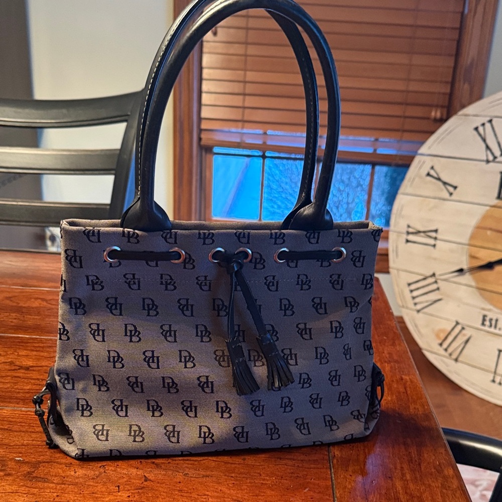 Dooney & Bourke Black Monogram Shoulder Bag